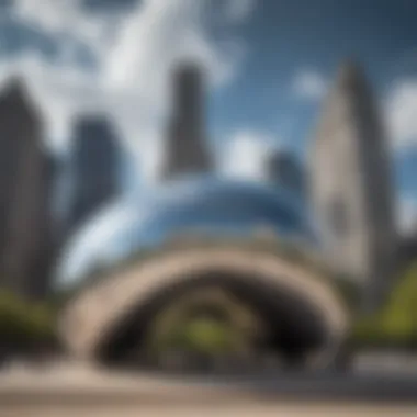Cloud Gate: Reflecting Chicago's Cultural Essence The iconic Cloud Gate sculpture in Millennium Park