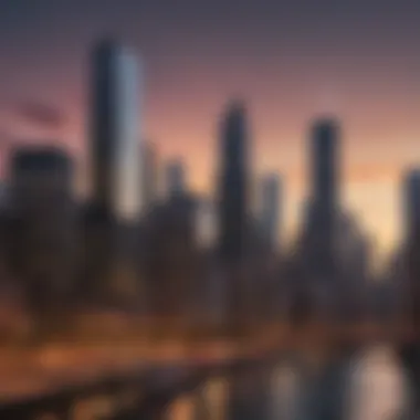 Chicago Skyline: A Blend of Modernity and History A stunning view of the Chicago skyline showcasing modern architecture