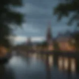 A picturesque view of Cambridge with its iconic Charles River