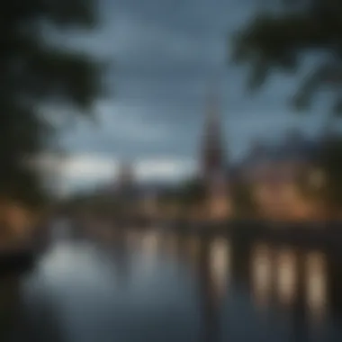 Cambridge and the Charles River A picturesque view of Cambridge with its iconic Charles River