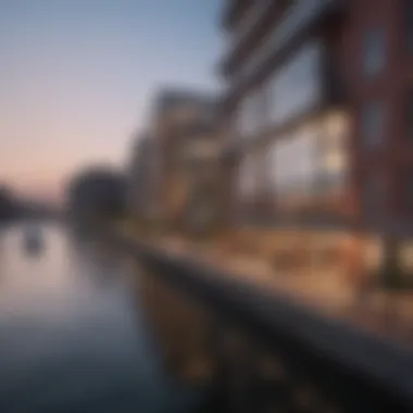 Modern Chelsea Waterfront Scenic waterfront view of Chelsea with modern developments