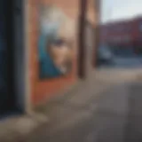 Colorful street art in East Boston
