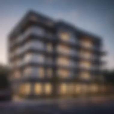 Architectural Elegance of Echo Apartments Stylish architectural design of Echo Apartments
