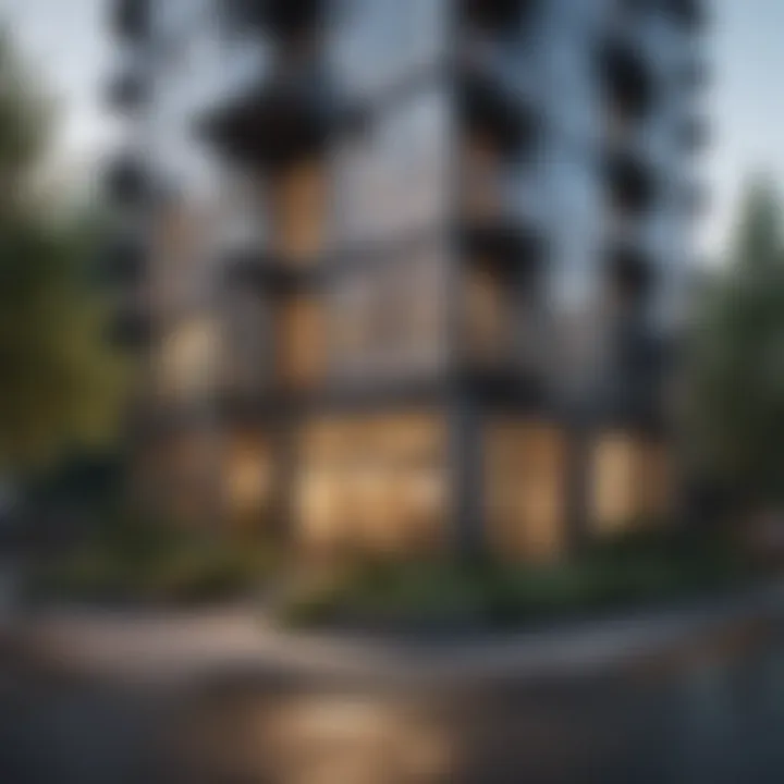 Modern architectural design of Elliott Bay Apartments