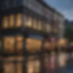 A vibrant street scene in Capitol Hill showcasing the lively atmosphere and unique local shops.