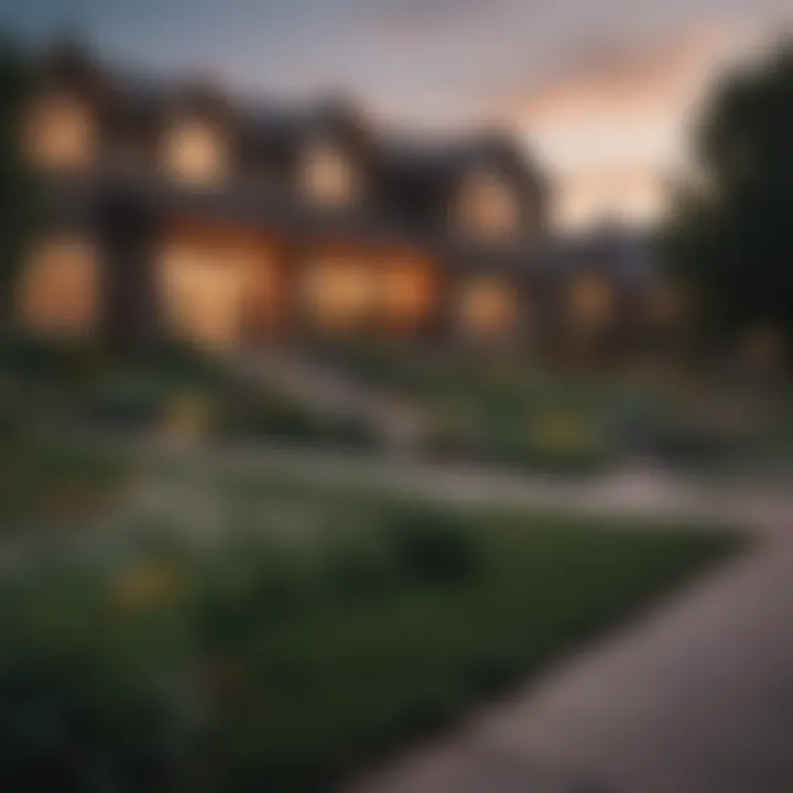 Scenic neighborhood view in Park Hill