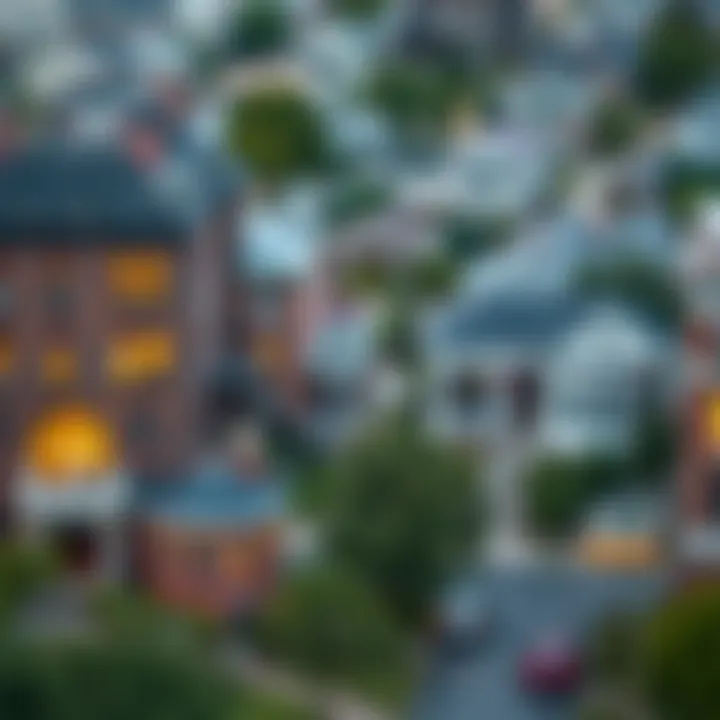 Map highlighting key neighborhoods for rent-to-own opportunities in Washington DC.
