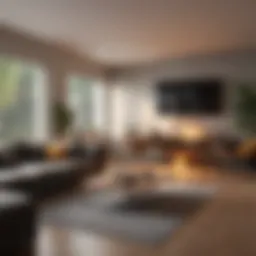 Cozy room setup reflecting modern design