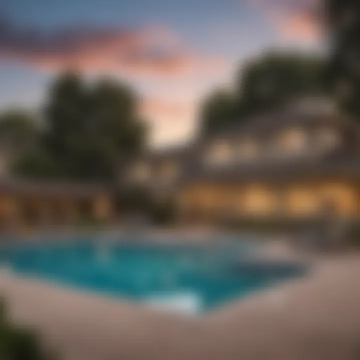 Amenities available in Rossmoor community including fitness center and pool