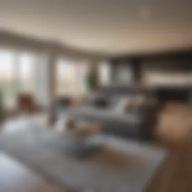 Spacious Interior Design of Skyline Apartment Units Interior layout of a Skyline Apartment unit highlighting spacious living areas