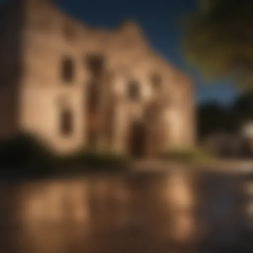 Scenic view of the historic Alamo in San Antonio