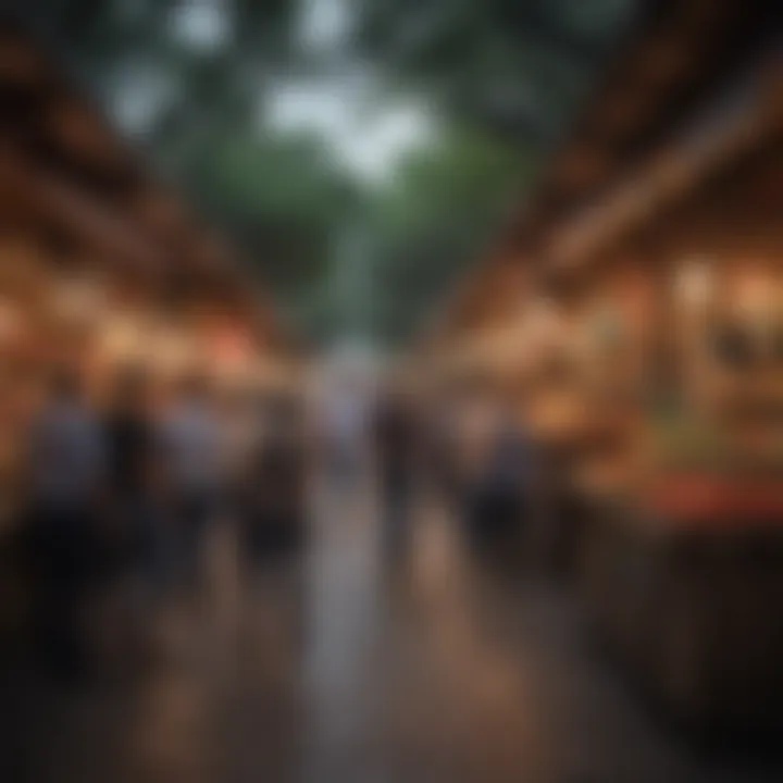 A vibrant local market showcasing San Antonio's culture
