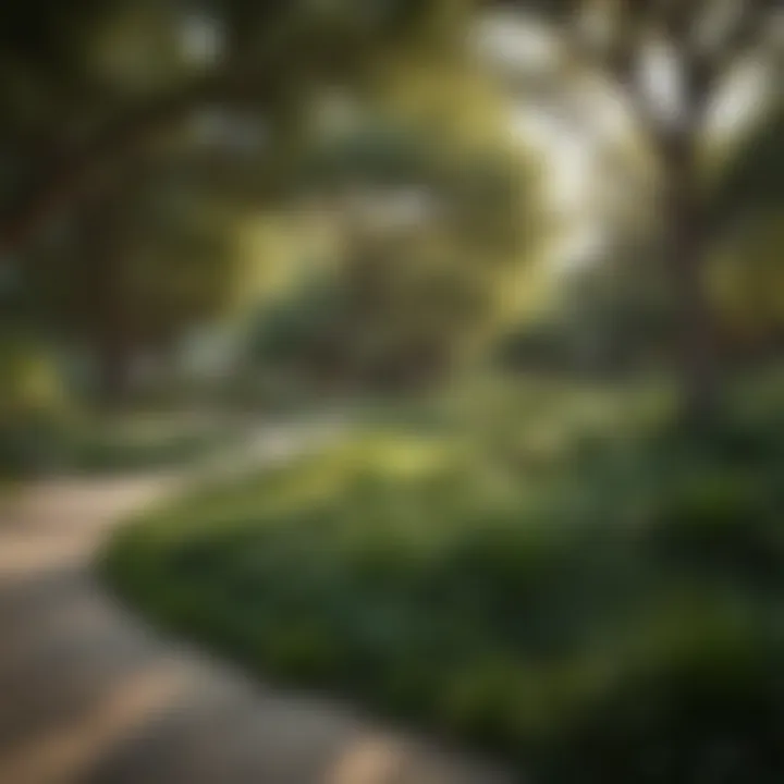 A serene park in one of San Antonio's neighborhoods