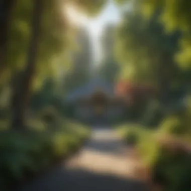 Picturesque park in a popular Portland neighborhood