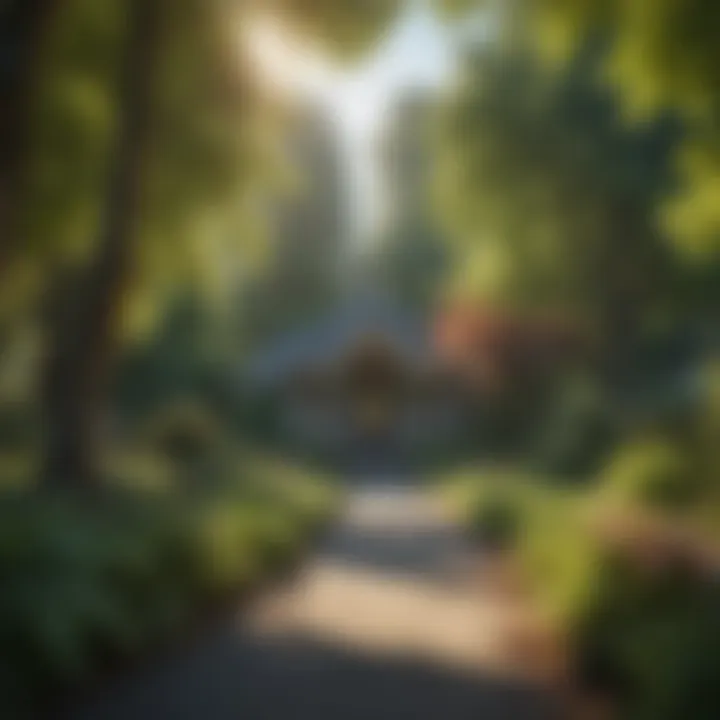 Picturesque park in a popular Portland neighborhood