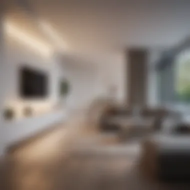 Embracing Minimalism in Condominium Living Interior view showcasing minimalist living space in a condo
