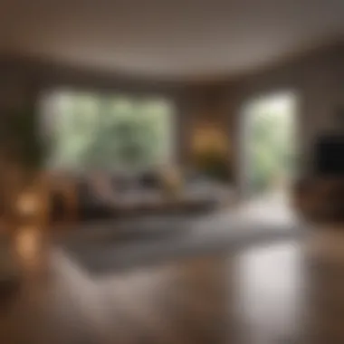 Cozy Home Aesthetics in Rentals A cozy home setting highlighting rental aesthetics