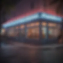 Vibrant nightlife scene in South Beach