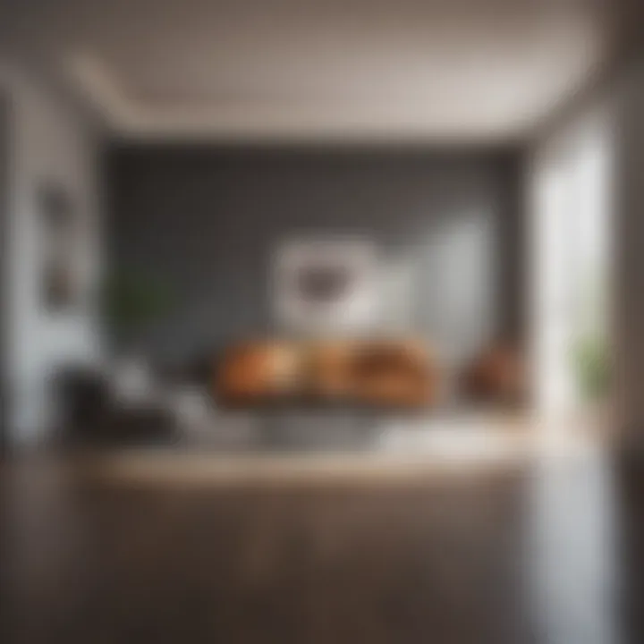 Minimalist interior design highlighting personal expression in a single room