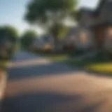 Charming suburban street in South Austin