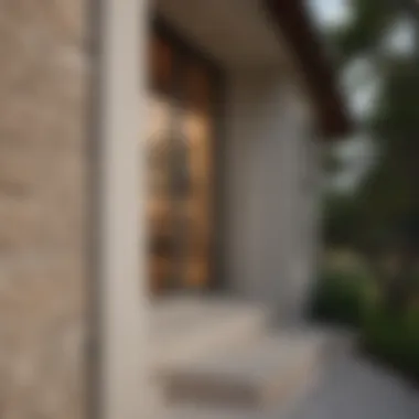 Stylish Architectural Detail in South Austin Stylish architectural detail of a South Austin home