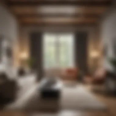 Cozy Living Room Interior of a Rental Property Cozy living room interior of a rented house