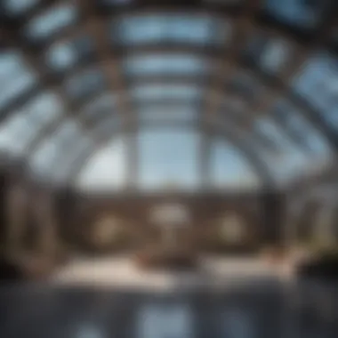 Notable Architectural Example of Vault Roof Notable architectural example of a vault roof in a public space