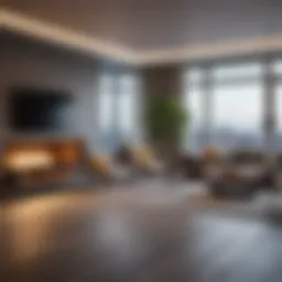 Modern apartment showcasing essential amenities for renters