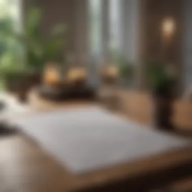 Negotiation table with documents and strategies for renters