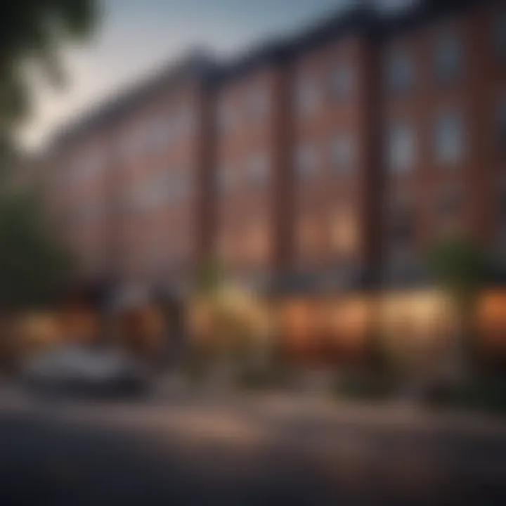A graphical representation of rental price trends in Washington, DC
