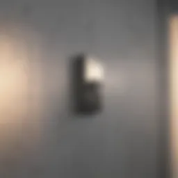 Visual representation of wall stud placement