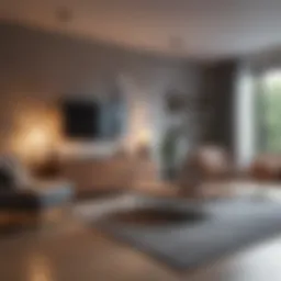 Cozy one-bedroom apartment interior