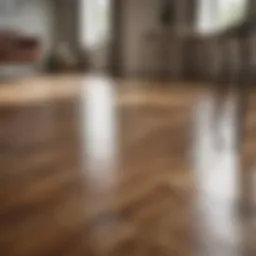 Shiny Pergo floor in a well-lit room