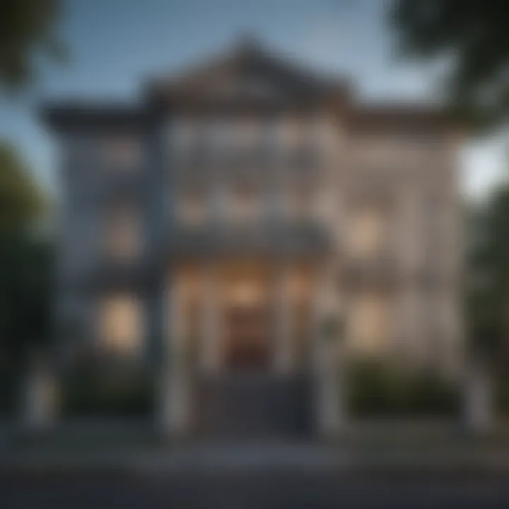 Elegant facade of Heritage Regency showcasing modern architecture