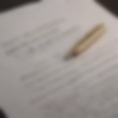 Understanding Lease Agreements A close-up of a lease agreement with a pen