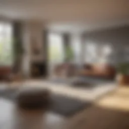 A well-maintained apartment showcasing its appeal