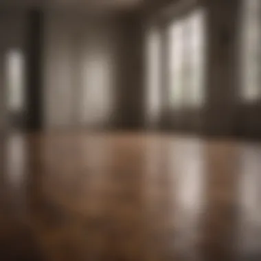 Transformation of Wood Floors: Before and After Before and after wood floor polishing comparison