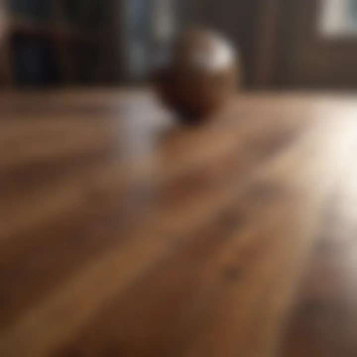 Different wood types with unique finishes