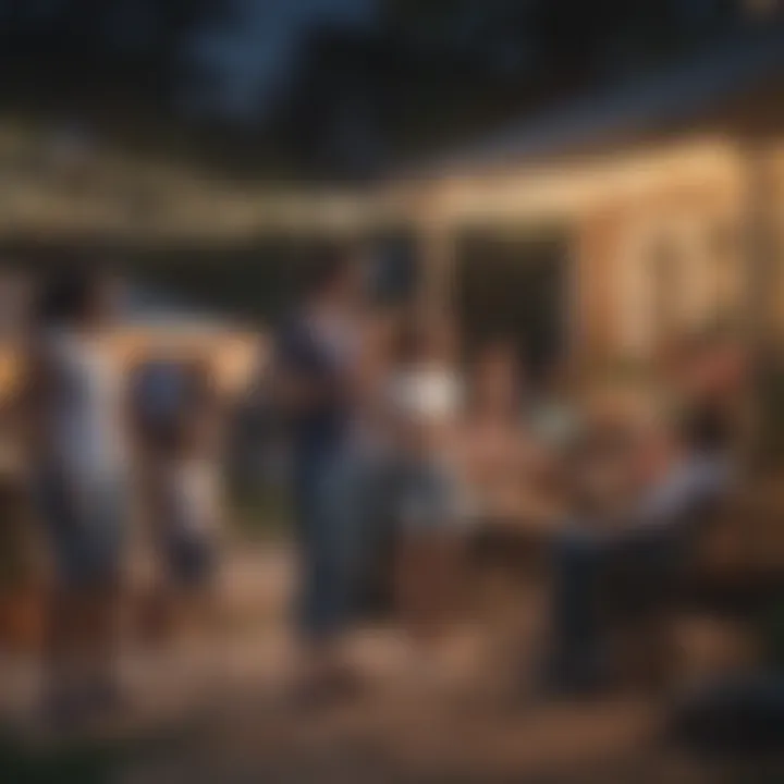 Families enjoying a community event in Atlanta