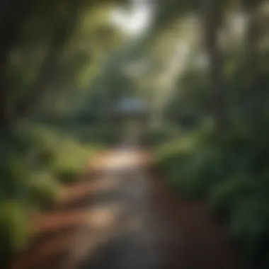 Community park in a tranquil Atlanta neighborhood