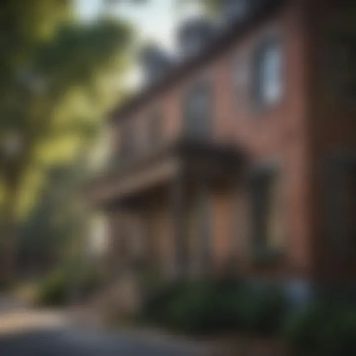 Historic architecture in a safe Atlanta district