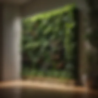 Creative Vertical Garden Creative vertical garden utilizing limited wall space