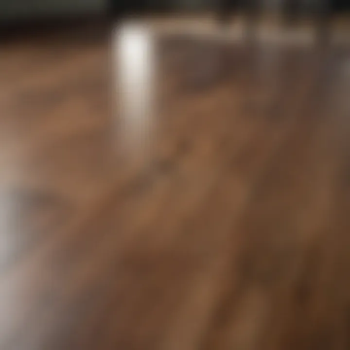 Cleaning laminate floor without streaks