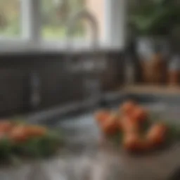 Fresh ingredients for a natural drain cleaning solution