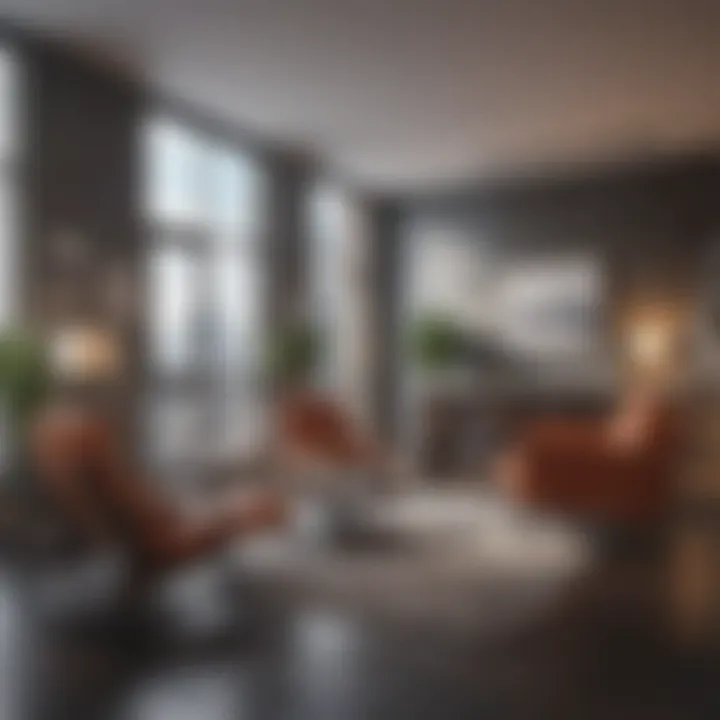 Modern apartment interiors showcasing design in West Loop