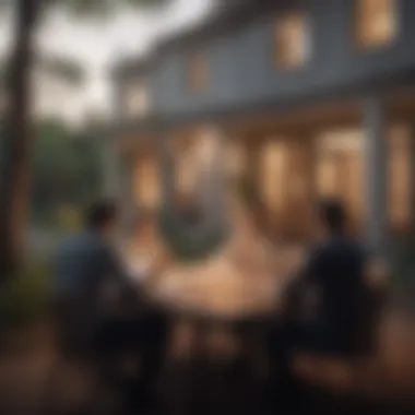 Negotiation in Real Estate Transactions Real estate agent negotiating with clients