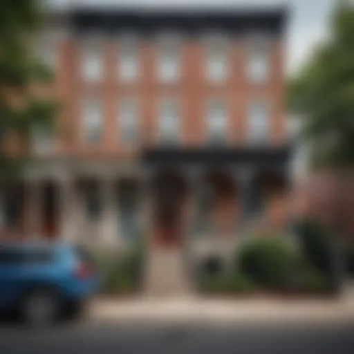 A charming row house in a vibrant D.C. neighborhood showcasing local architecture