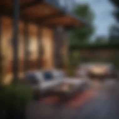 Cozy Outdoor Space of a Seattle Rental Home Cozy outdoor space of a Seattle rental home with city view