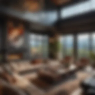 Luxurious Living Room in a Seattle Rental House Luxurious living room interior of a Seattle rental house