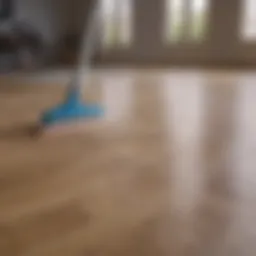 A collection of premium laminate floor cleaners lined up on a surface.